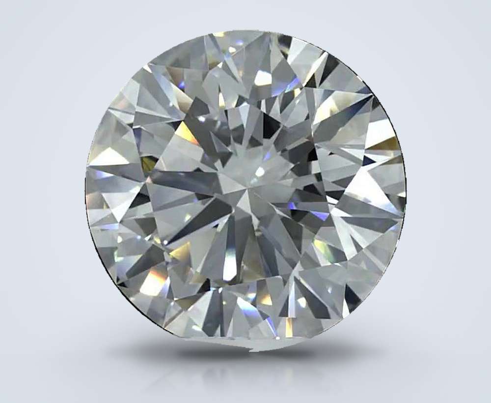 7.09 Carat Round Natural Diamond
