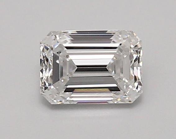 0.89ct D VVS2 Rare Carat Ideal Cut Emerald Lab Grown Diamond