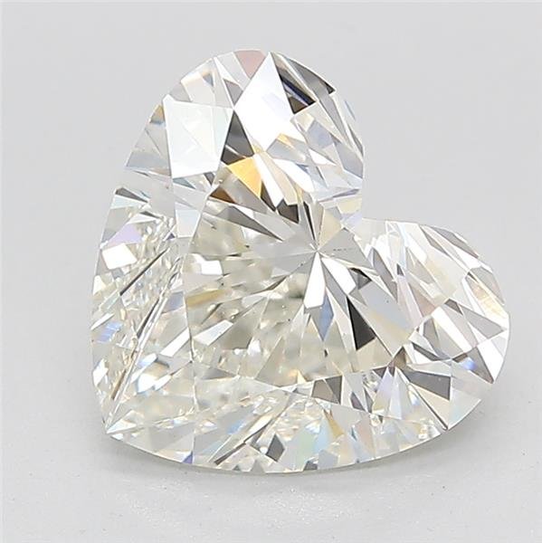 2.58ct H VS1 Rare Carat Ideal Cut Heart Lab Grown Diamond