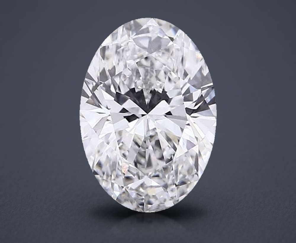 1.00 Carat Oval Lab Diamond