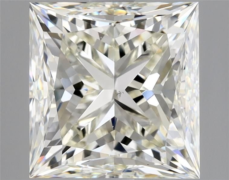 2.91ct K VS2 Rare Carat Ideal Cut Princess Diamond