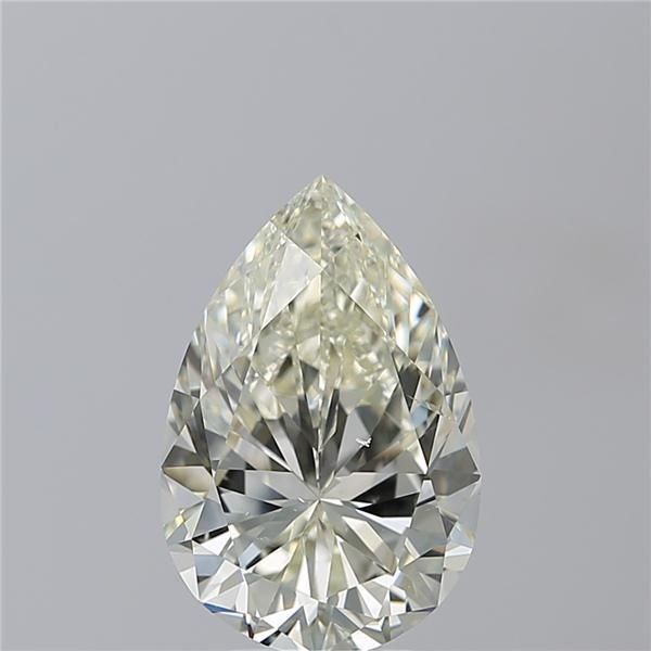 5.01ct J SI1 Very Good Cut Pear Diamond
