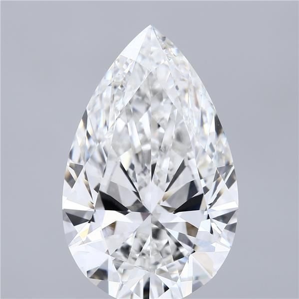 15.01ct F VVS2 Rare Carat Ideal Cut Pear Lab Grown Diamond