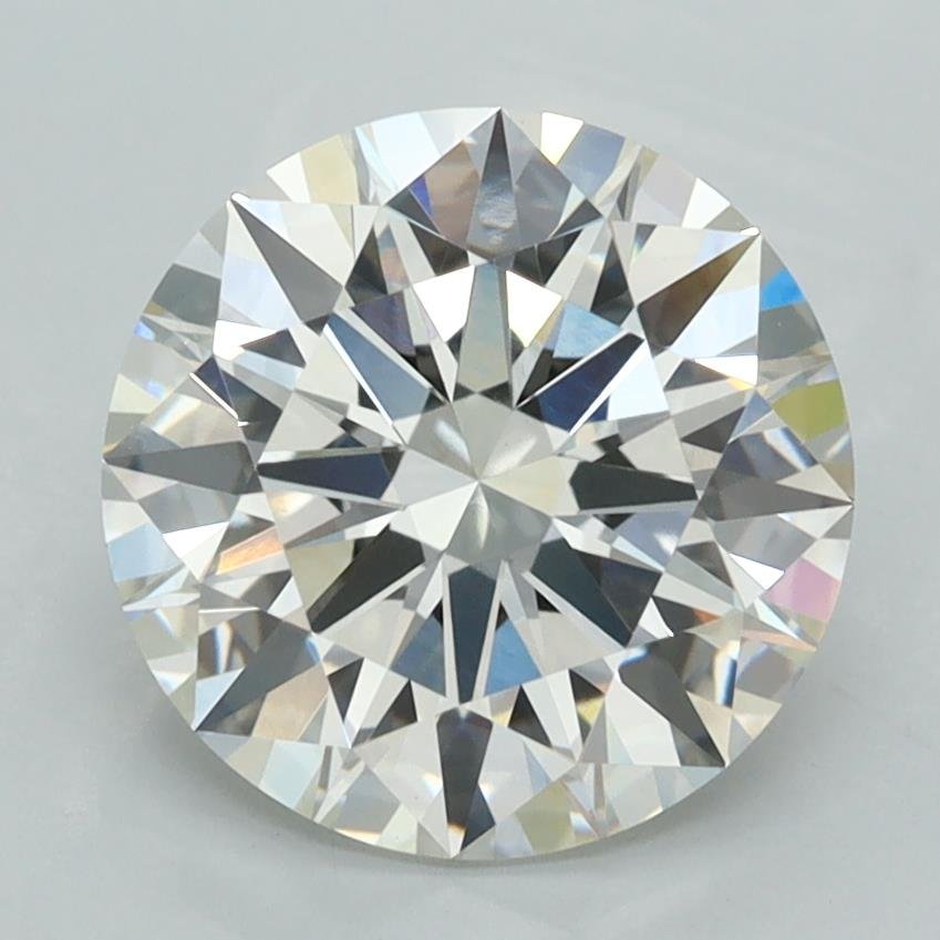 3.06ct G VVS2 Rare Carat Ideal Cut Round Lab Grown Diamond