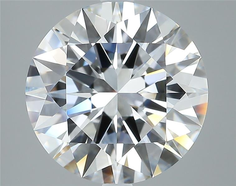 5.21ct E FL Excellent Cut Round Diamond