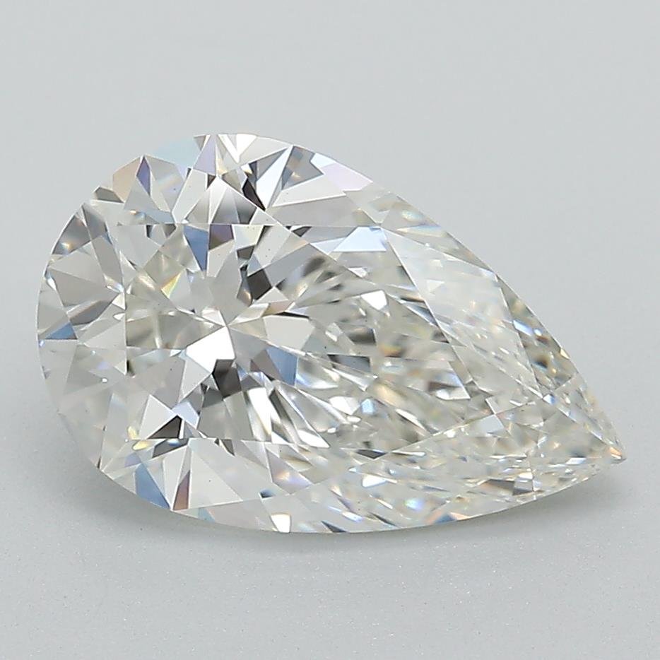 2.60ct G VS1 Rare Carat Ideal Cut Pear Lab Grown Diamond