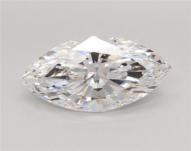 3.03ct D VVS2 Rare Carat Ideal Cut Marquise Lab Grown Diamond