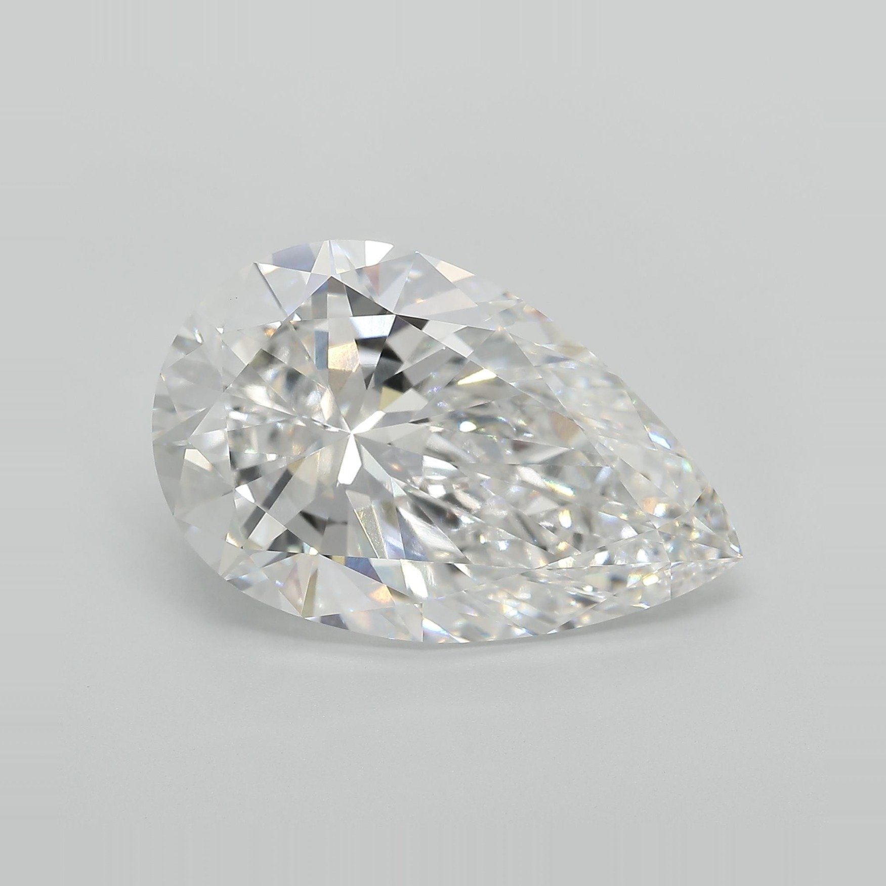 10.19ct D VVS2 Very Good Cut Pear Lab Grown Diamond