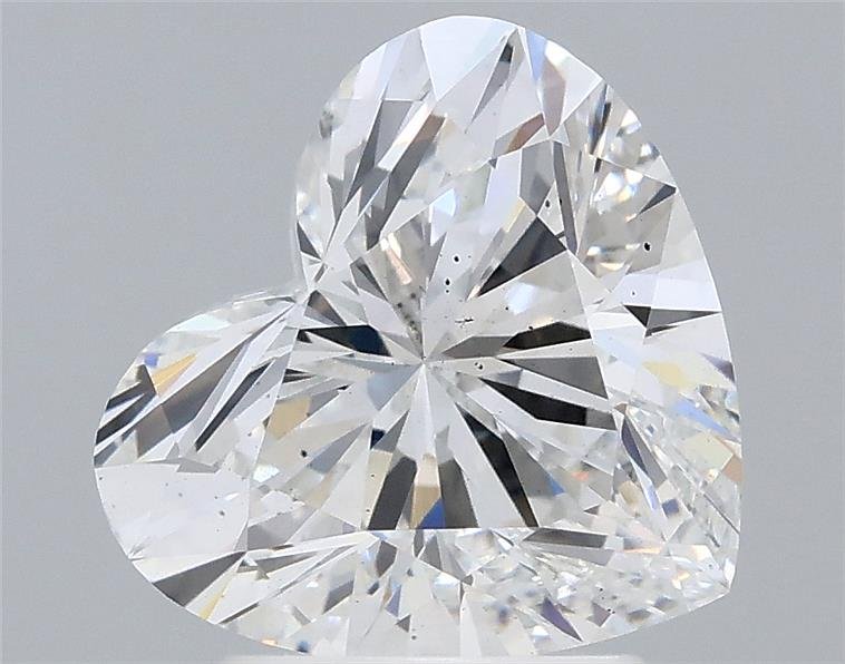 2.58ct E VS2 Rare Carat Ideal Cut Heart Lab Grown Diamond