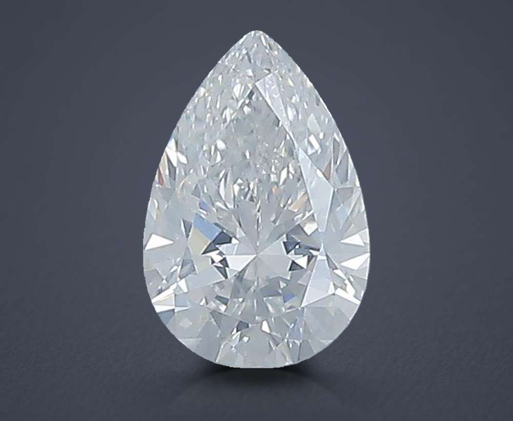 0.60 Carat Pear Natural Diamond