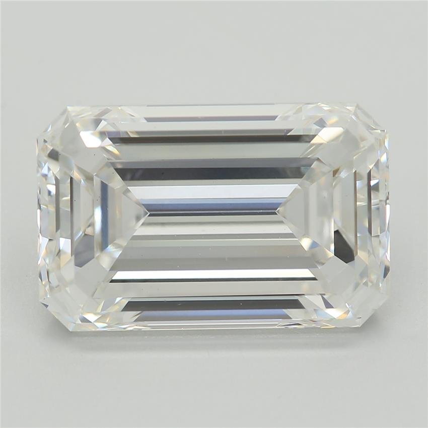 6.40ct E VS1 Rare Carat Ideal Cut Emerald Lab Grown Diamond
