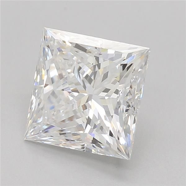 1.51ct E VVS2 Rare Carat Ideal Cut Princess Lab Grown Diamond