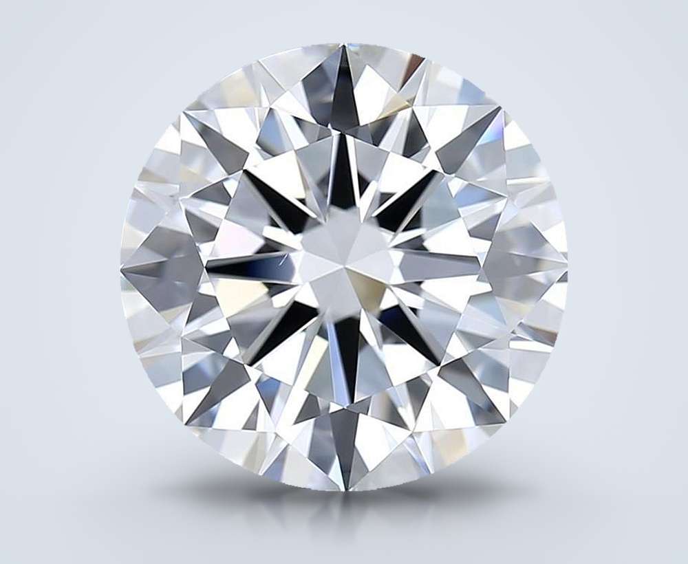 7.01 Carat Round Lab Diamond