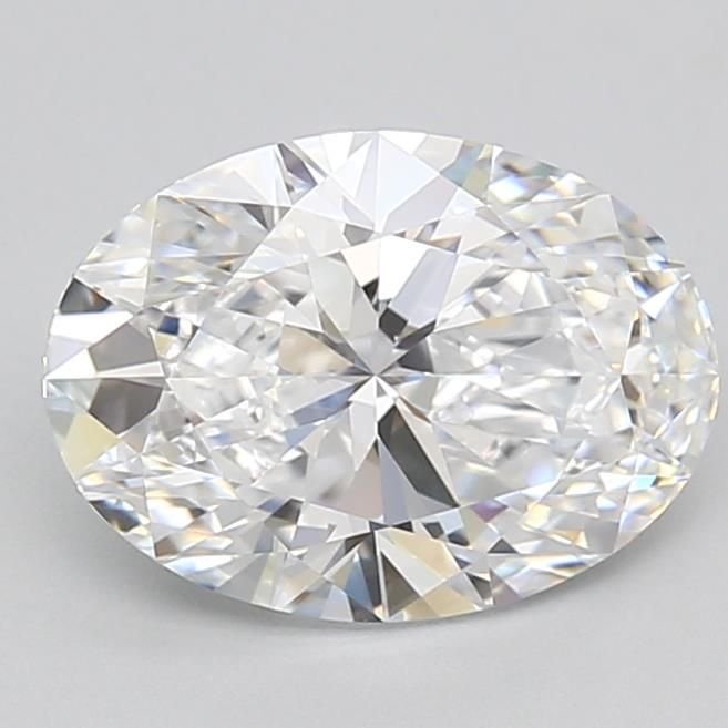 2.54ct D VVS1 Rare Carat Ideal Cut Oval Lab Grown Diamond