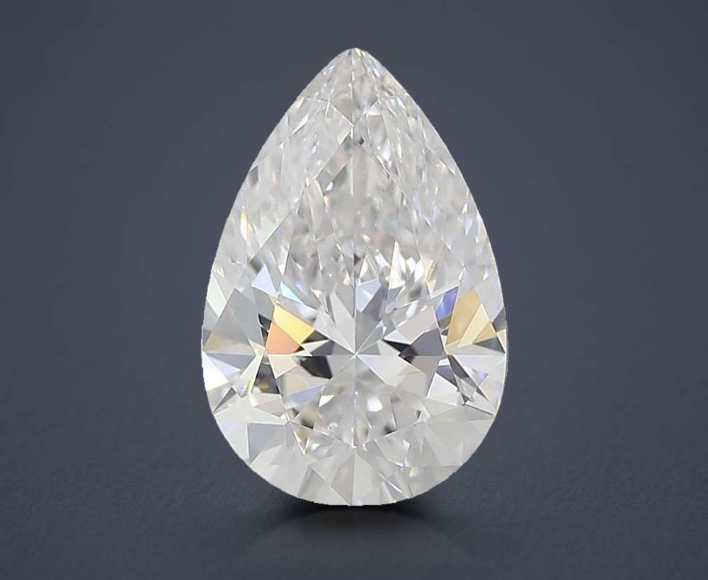 1.55 Carat Pear Lab Diamond