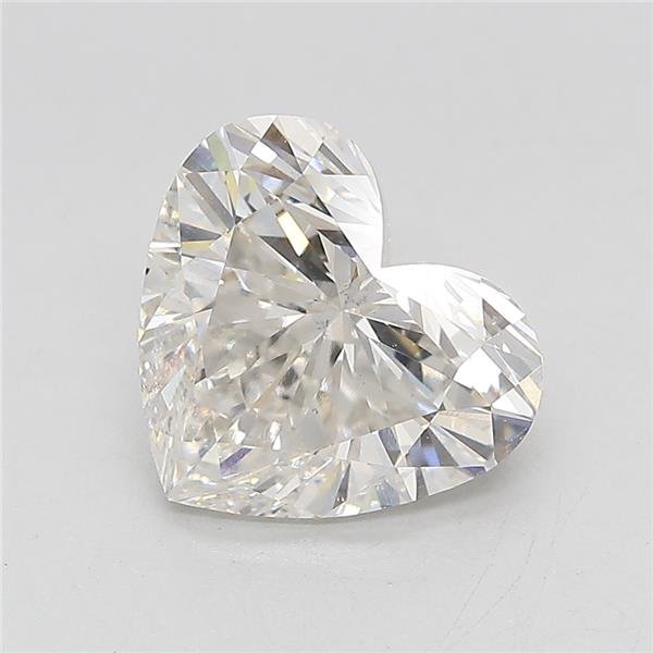 3.02ct G VS2 Rare Carat Ideal Cut Heart Lab Grown Diamond