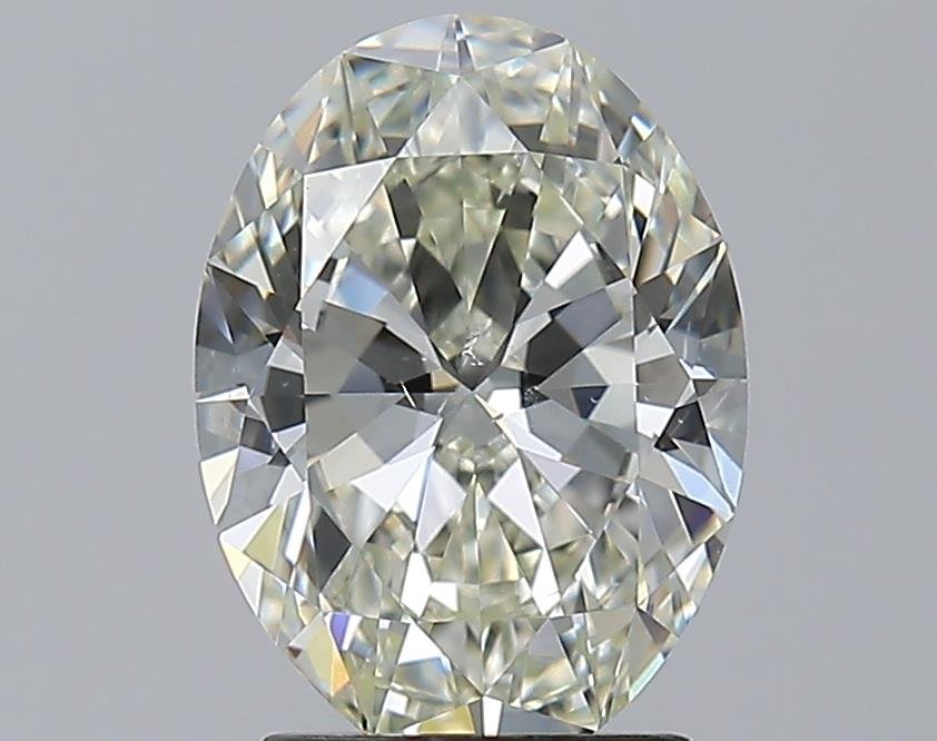 2.25ct K SI2 Rare Carat Ideal Cut Oval Diamond