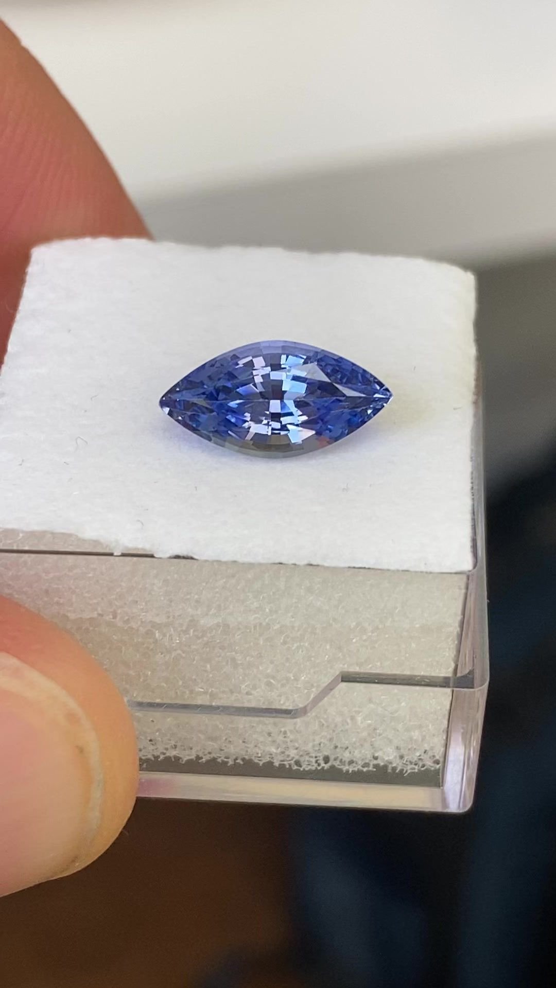 2.28 Carat Blue Marquise Sapphire