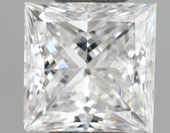0.74ct D VVS2 Rare Carat Ideal Cut Princess Lab Grown Diamond