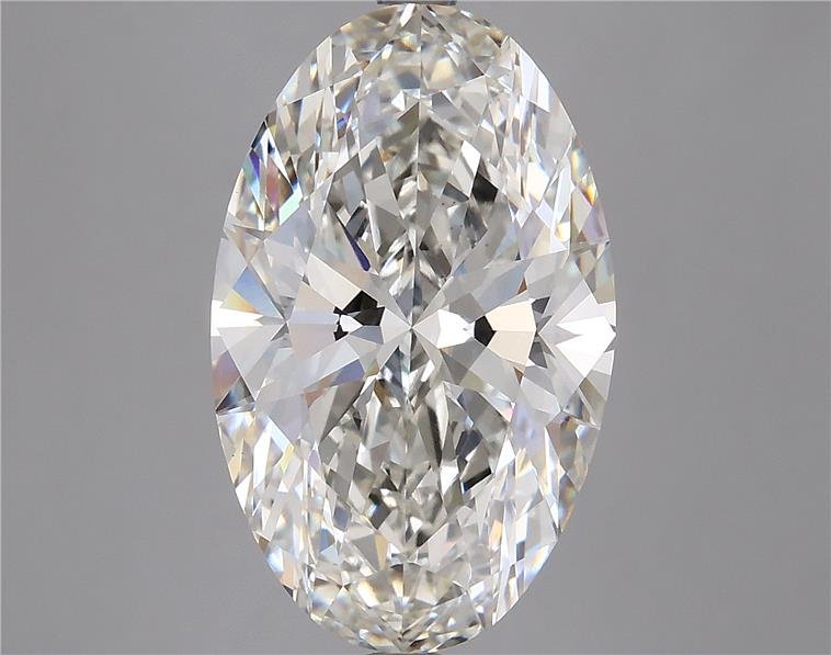 7.01ct I VS1 Rare Carat Ideal Cut Oval Lab Grown Diamond