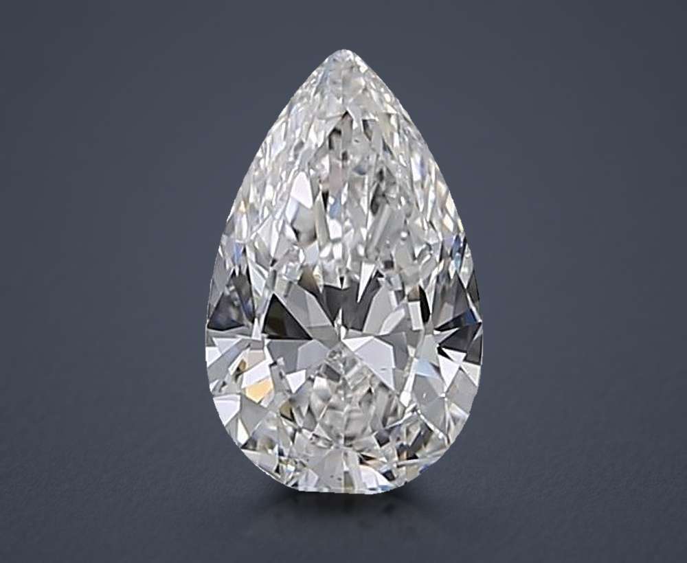 1.00 Carat Pear Natural Diamond