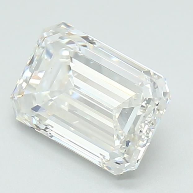 1.49ct E VS1 Rare Carat Ideal Cut Emerald Lab Grown Diamond