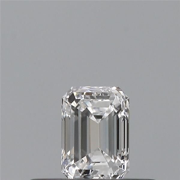0.23ct D VVS2 Rare Carat Ideal Cut Emerald Diamond