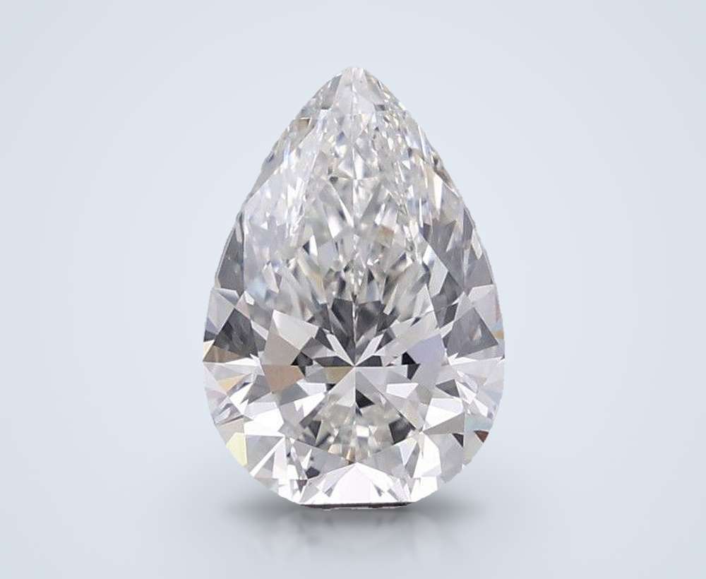 3.00 Carat Pear Lab Diamond