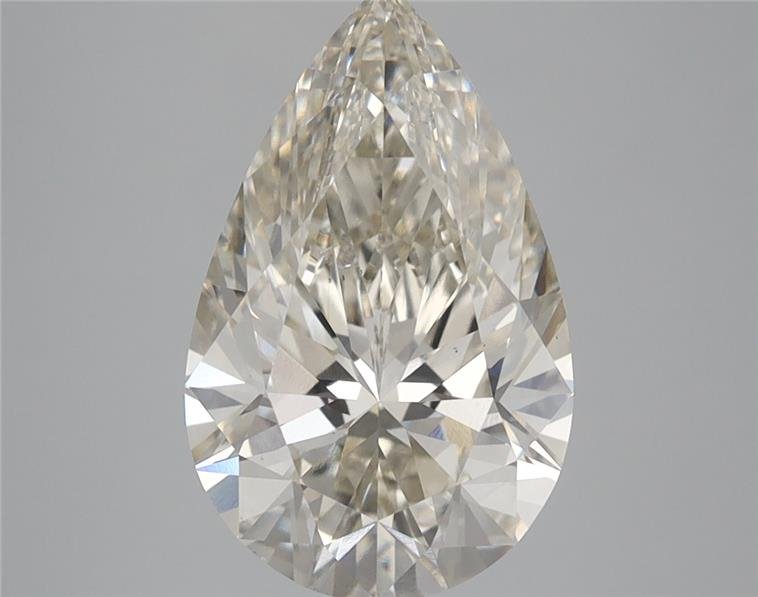 3.03ct I VS1 Rare Carat Ideal Cut Pear Lab Grown Diamond