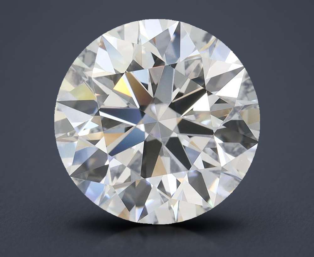3.44 Carat Round Lab Diamond