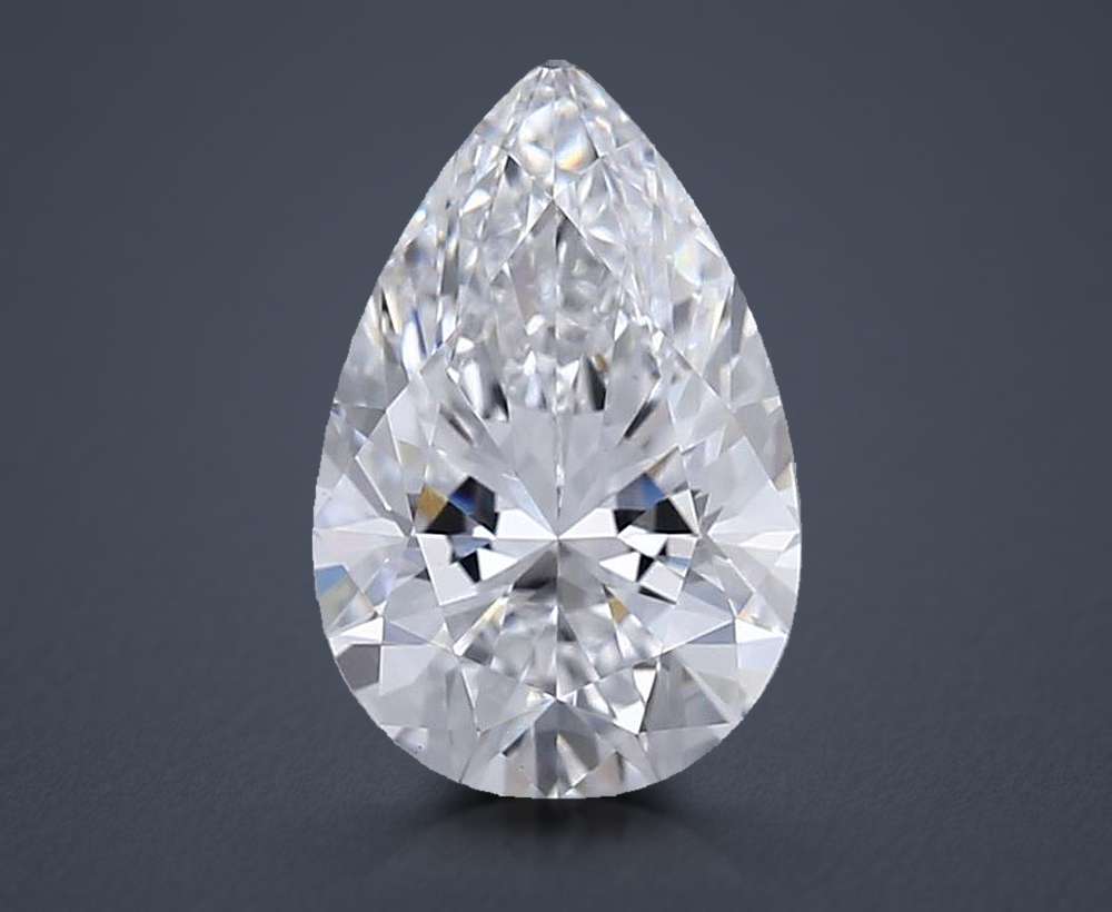 1.50 Carat Pear Lab Diamond