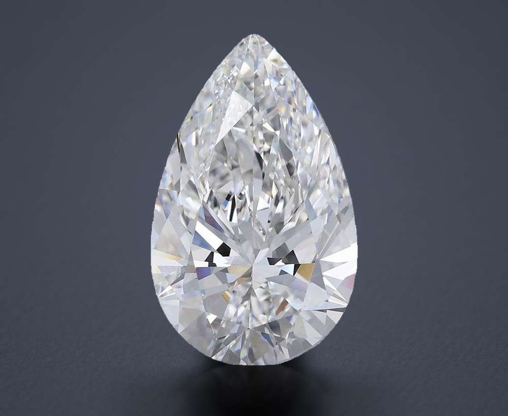 6.39 Carat Pear Lab Diamond