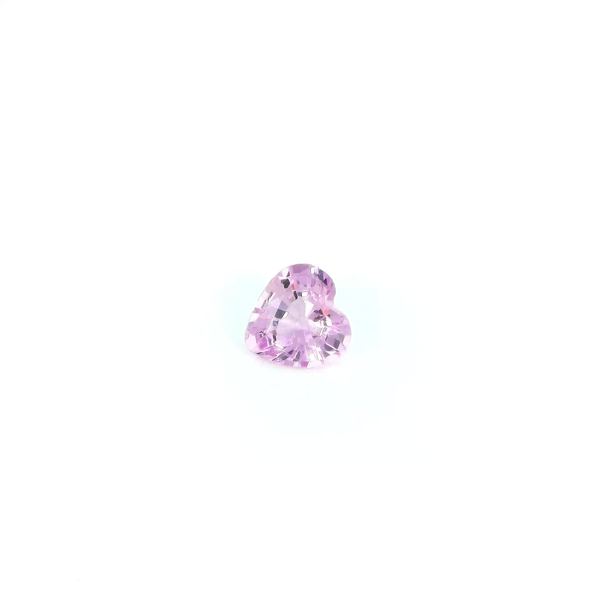 0.39 Carat Pink Heart Sapphire