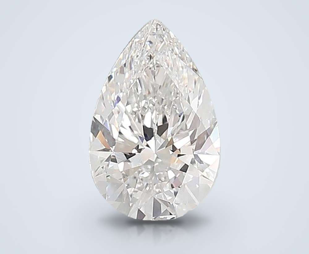 4.08 Carat Pear Lab Diamond