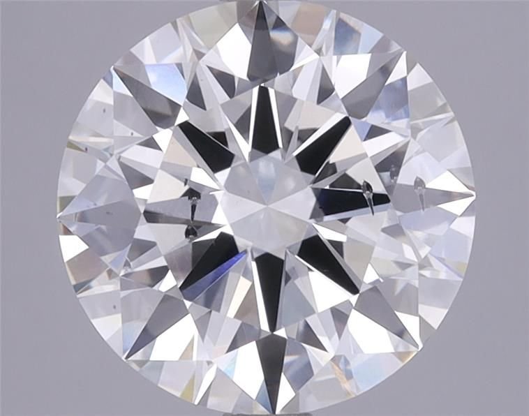 3.43ct H SI2 Rare Carat Ideal Cut Round Lab Grown Diamond