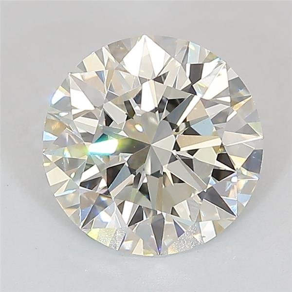 2.10ct J VVS2 Excellent Cut Round Lab Grown Diamond