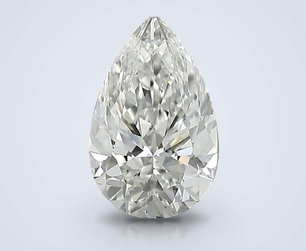 0.64 Carat Pear Natural Diamond