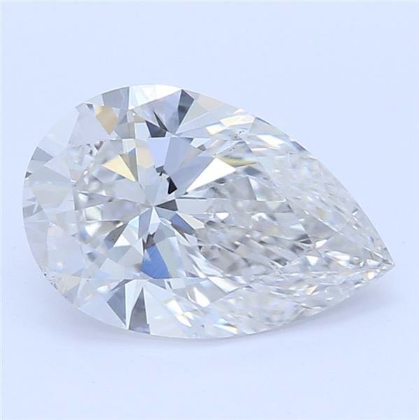 0.85ct F SI1 Rare Carat Ideal Cut Pear Lab Grown Diamond