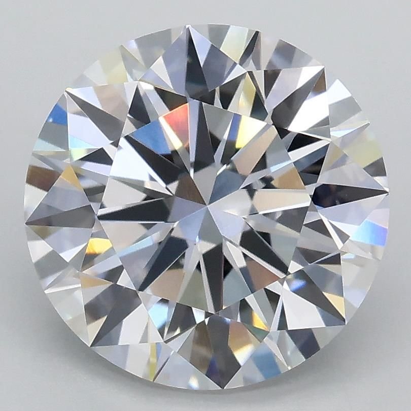 3.20ct D VVS2 Rare Carat Ideal Cut Round Lab Grown Diamond