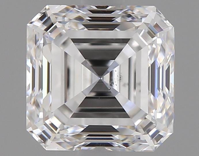 0.95ct E SI1 Rare Carat Ideal Cut Asscher Diamond