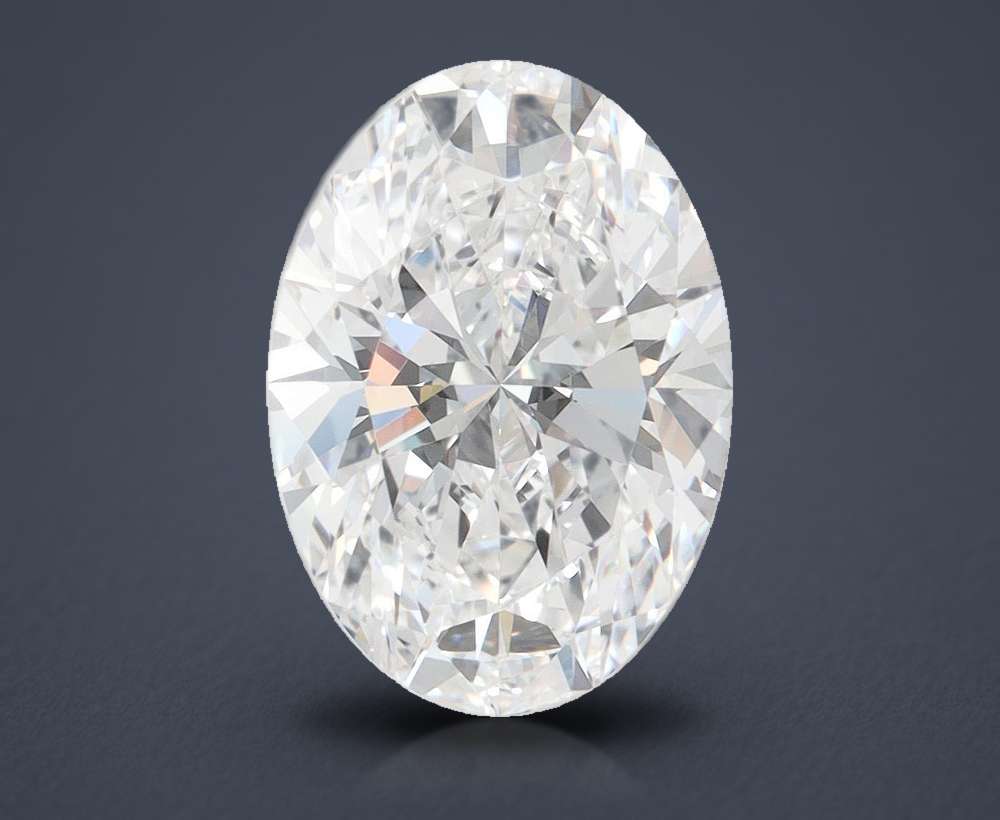 4.07 Carat Oval Lab Diamond