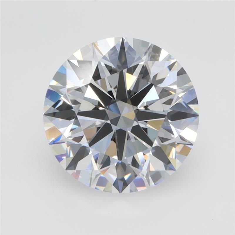 3.04ct D VVS2 Rare Carat Ideal Cut Round Lab Grown Diamond