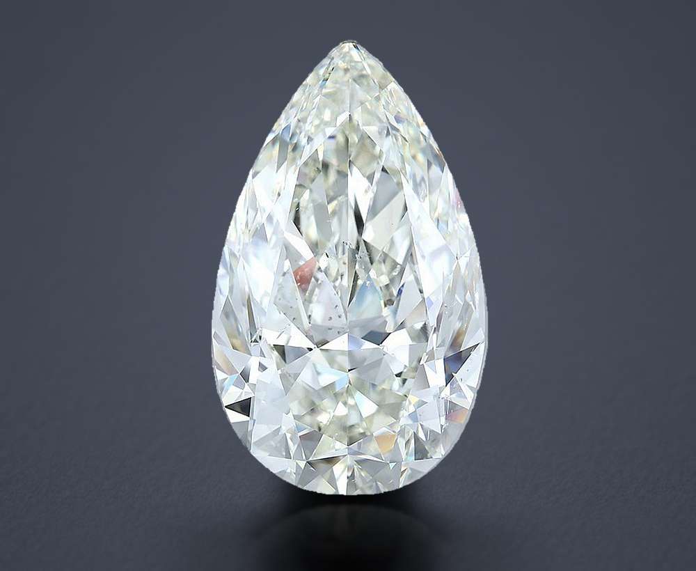 15.03 Carat Pear Natural Diamond