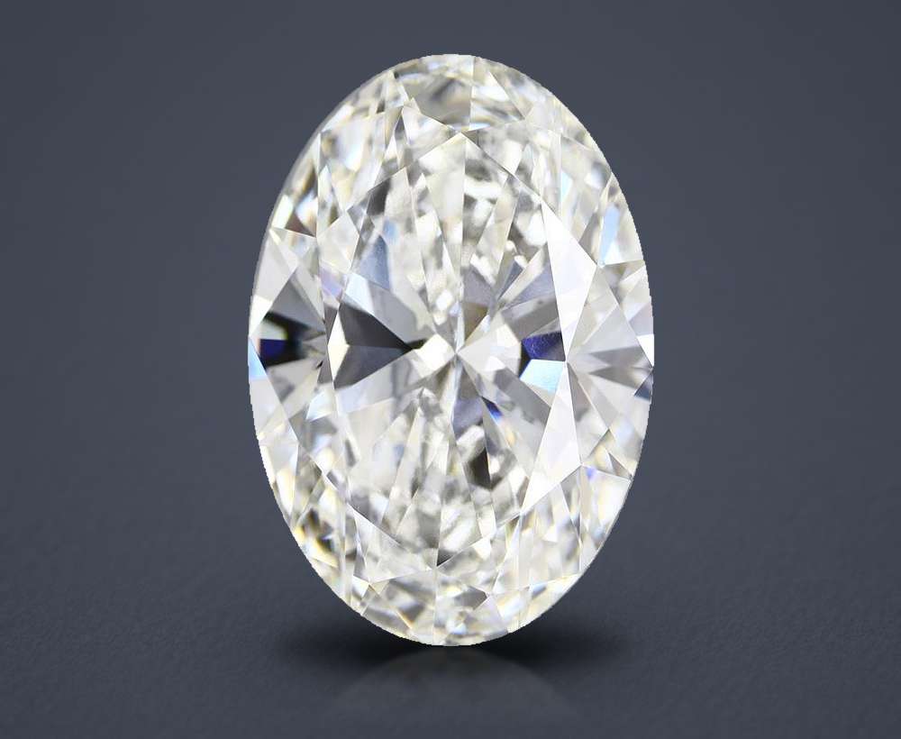 10.07 Carat Oval Lab Diamond