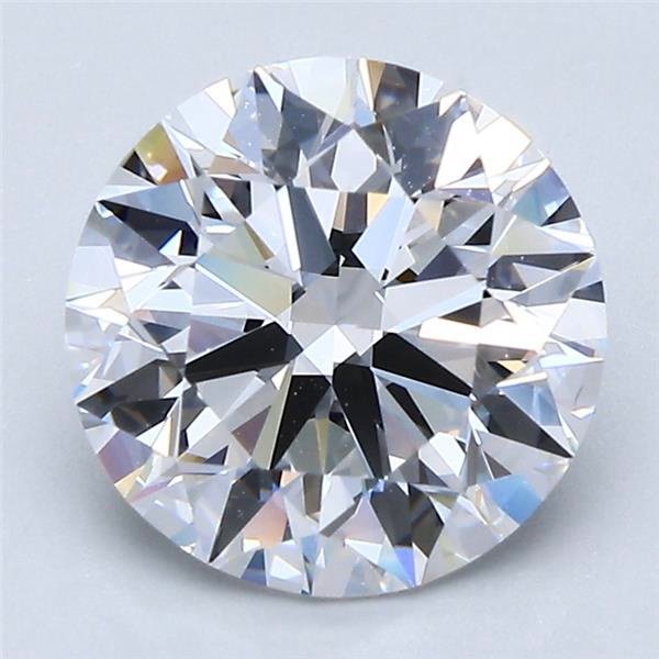 2.80ct D FL Rare Carat Ideal Cut Round Diamond