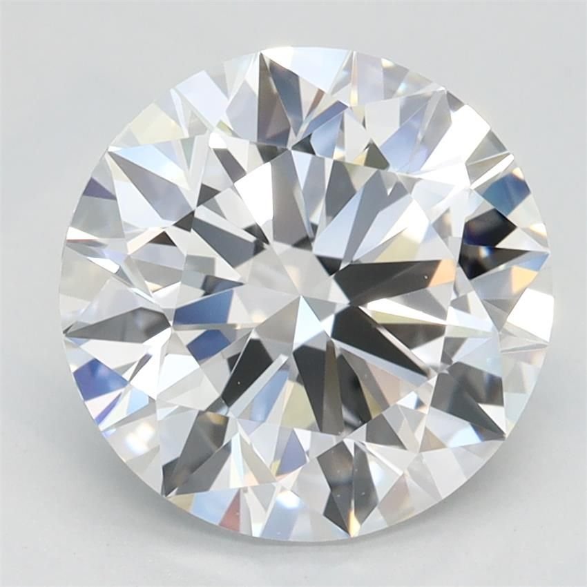 2.70ct D IF Rare Carat Ideal Cut Round Lab Grown Diamond