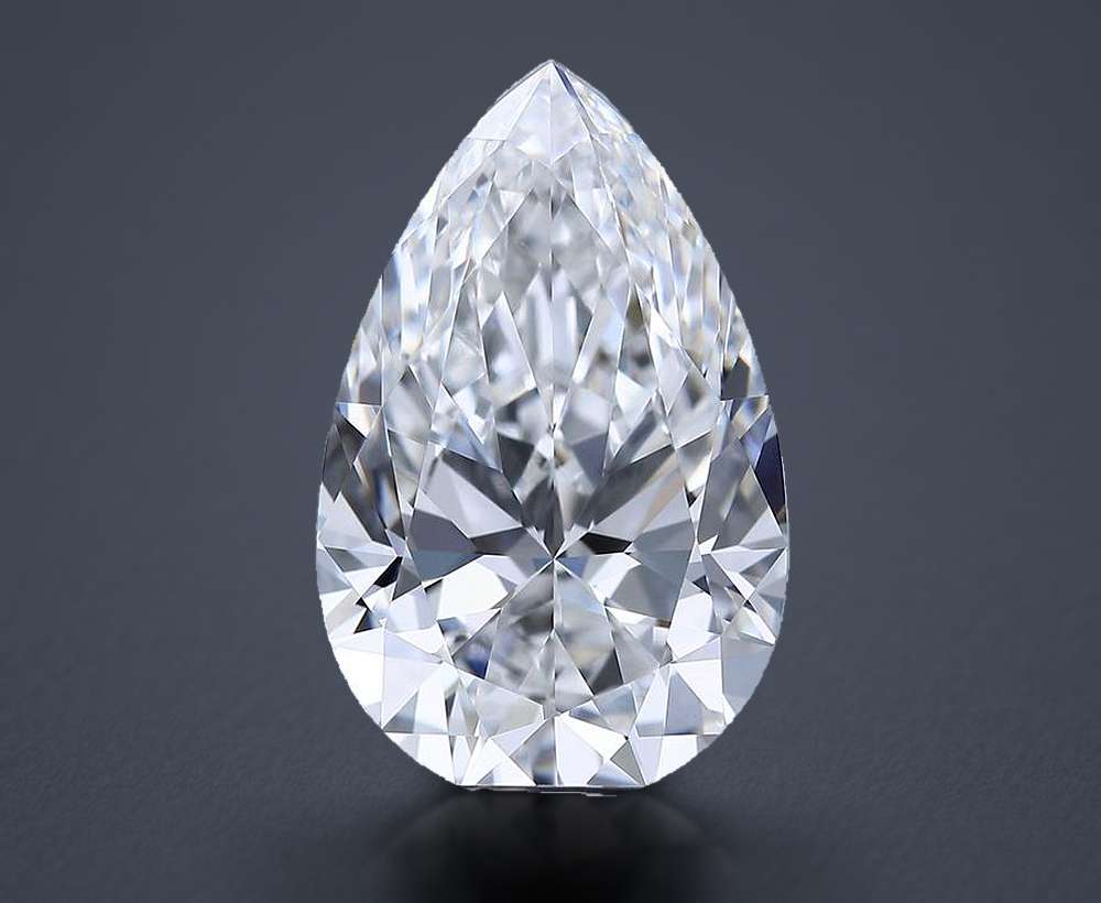3.71 Carat Pear Lab Diamond