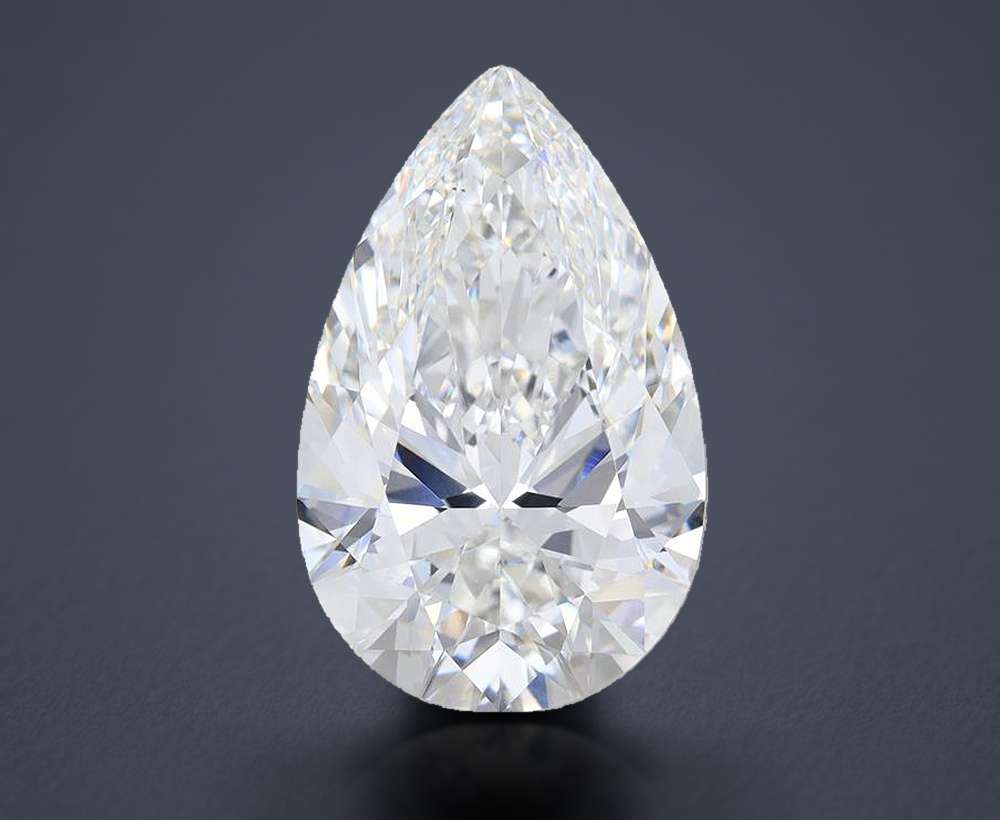 10.09 Carat Pear Lab Diamond