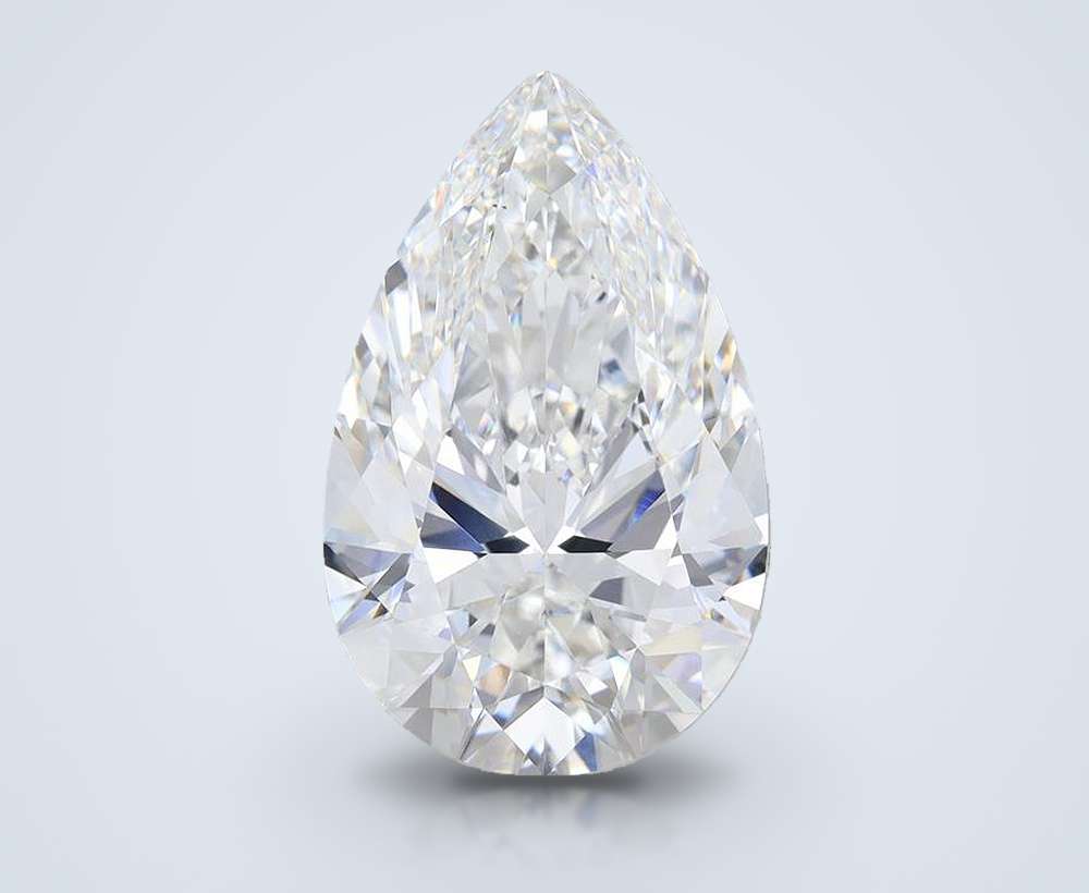10.09 Carat Pear Lab Diamond