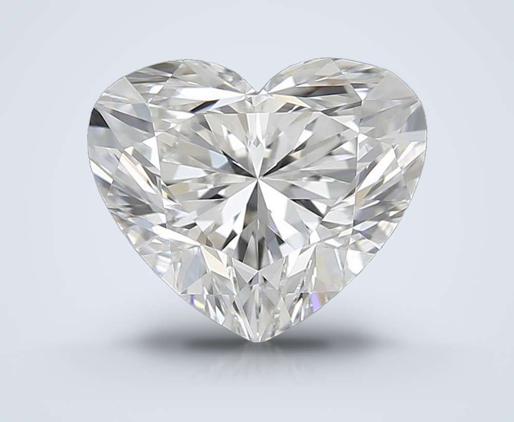 1.00 Carat Heart Lab Diamond